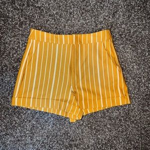 Forever 21 Striped High Waisted Shorts